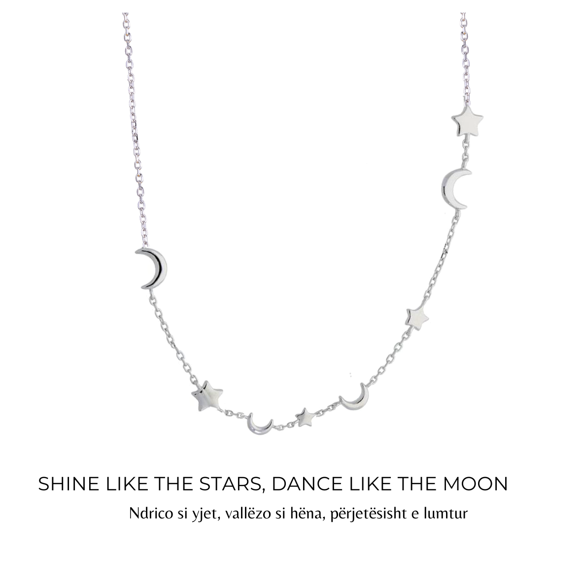 Stars and Moon Necklace