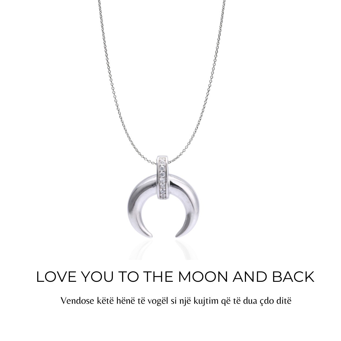 Elegant Moon Necklace