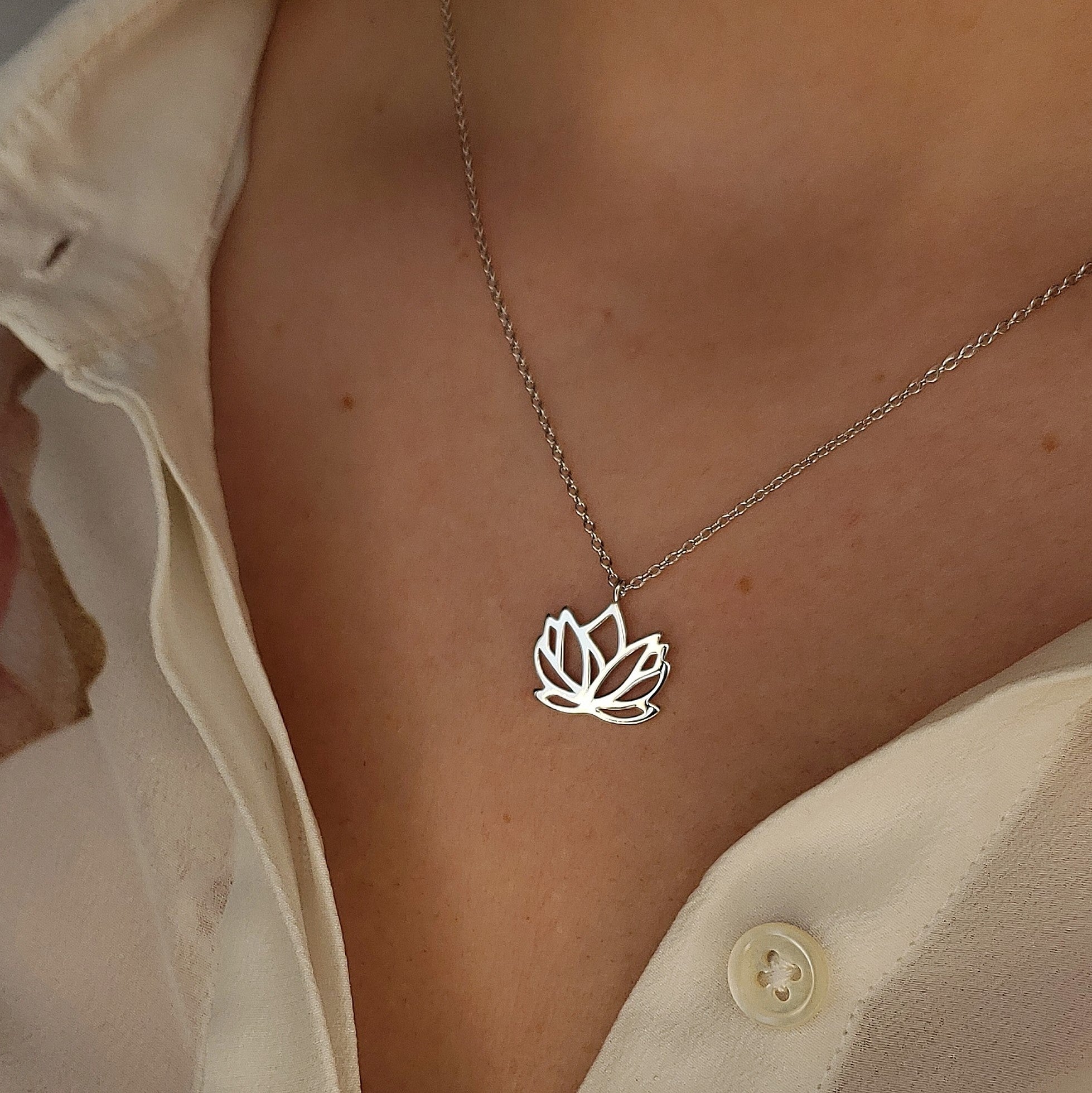 Lotus Flower Necklace