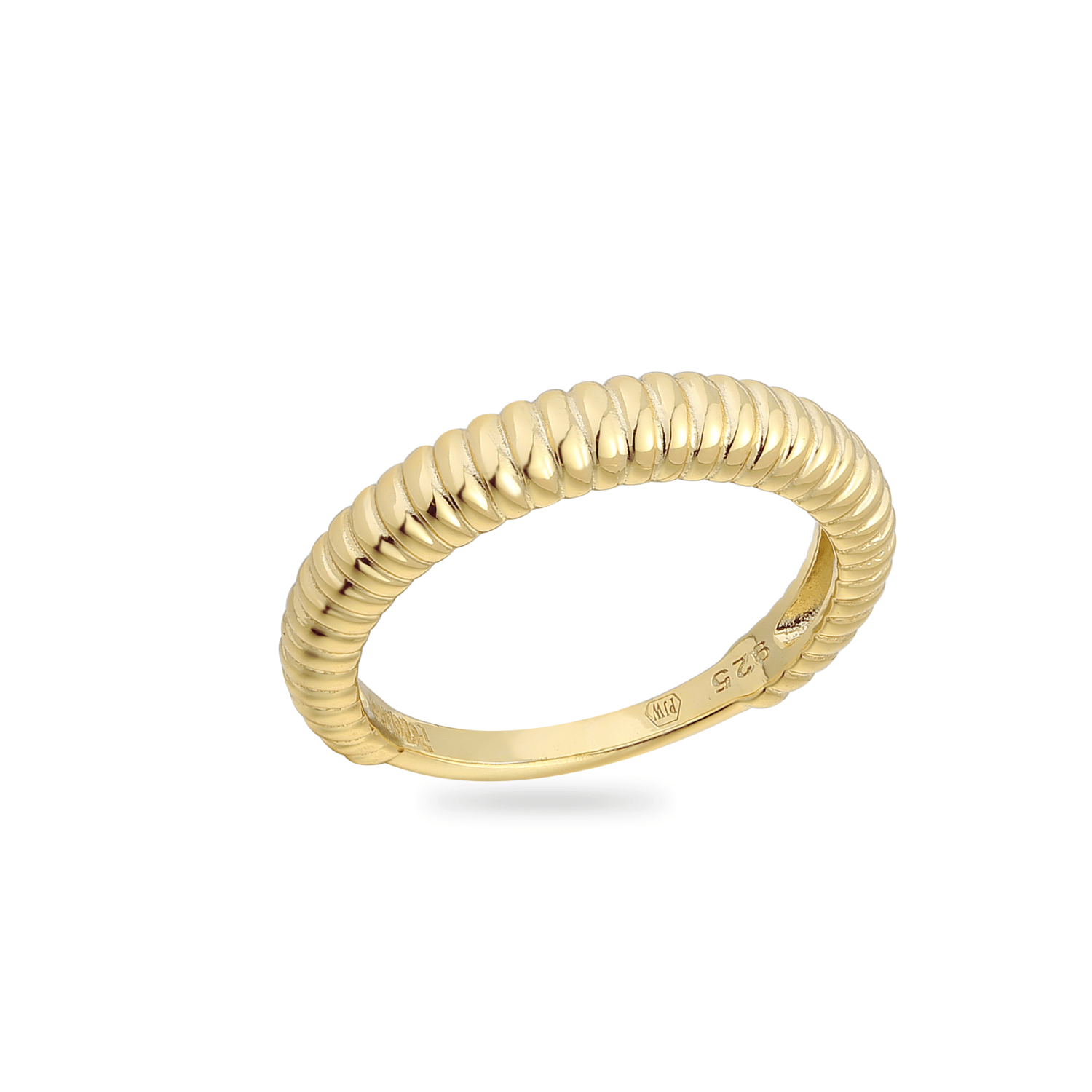 Golden Twist  Ring