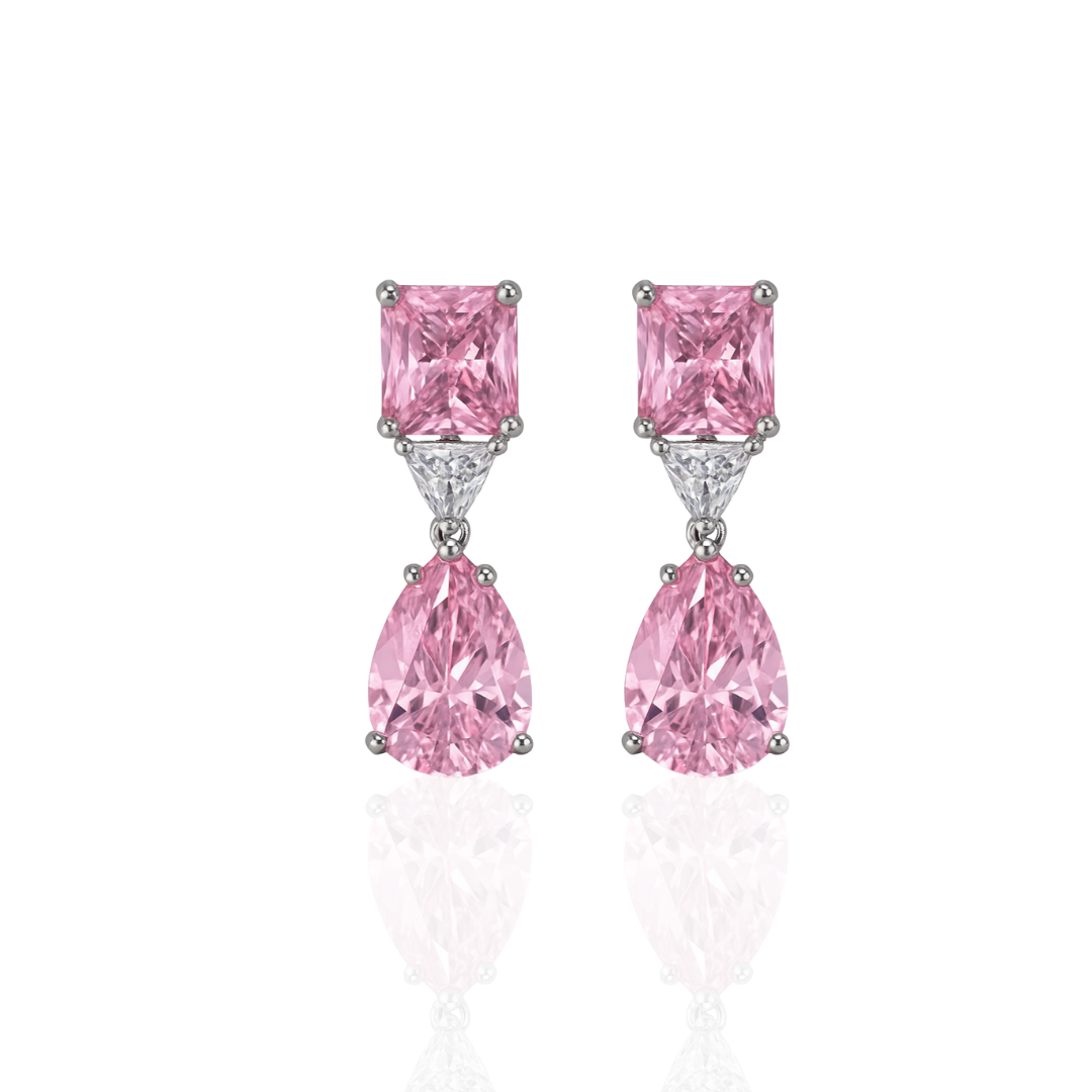 Pink Sparkle Earrings