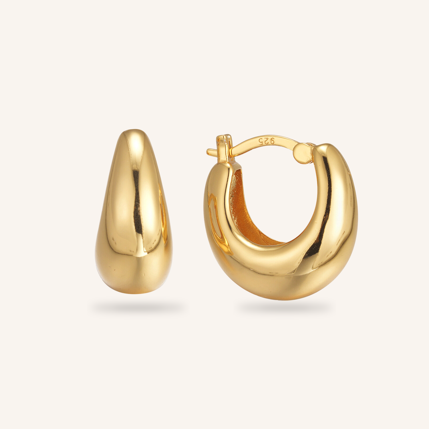 Chunky Hoop Earrings