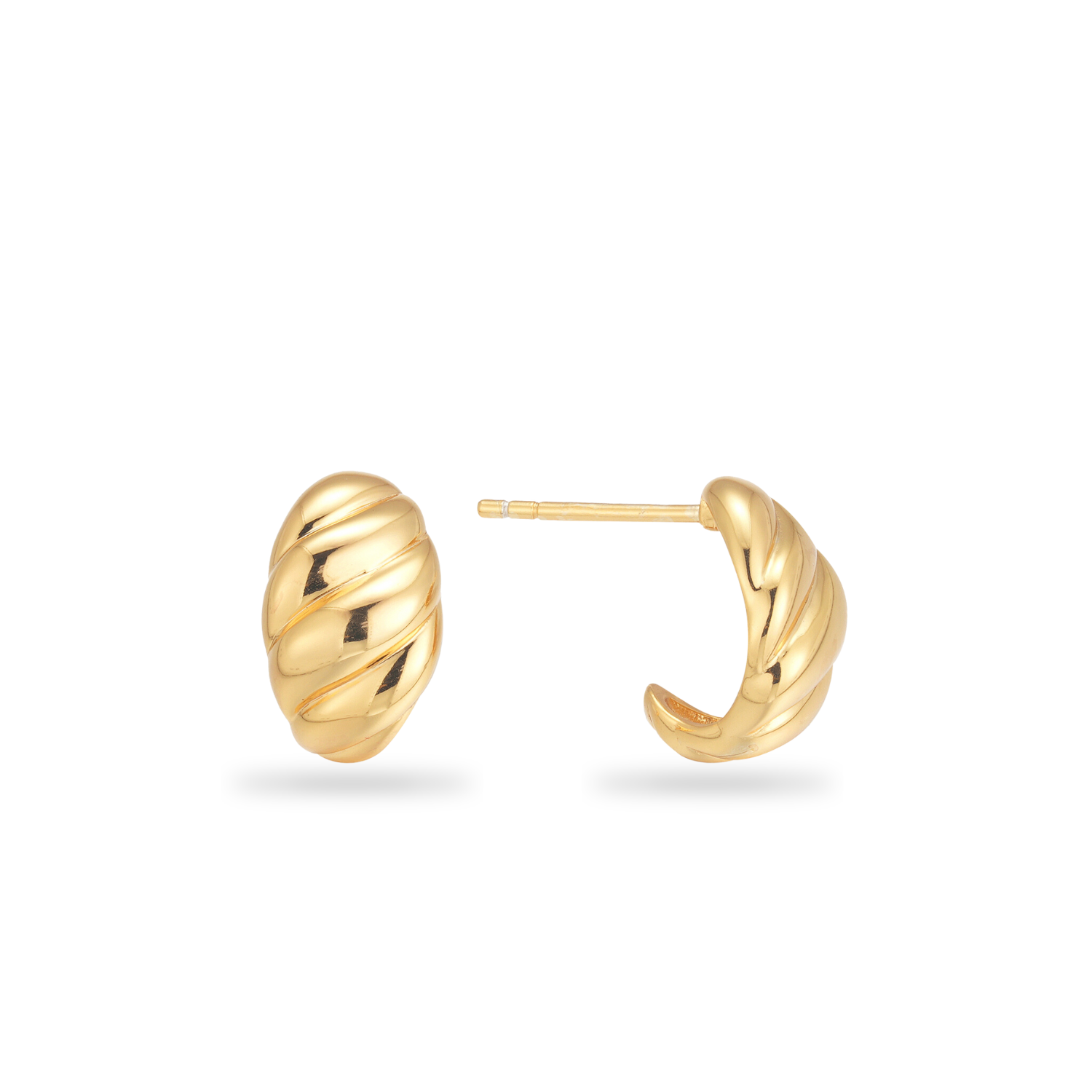 Golden Twist Earrings