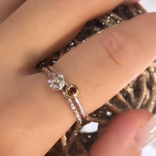 Diamond &amp; Amethyst Rings