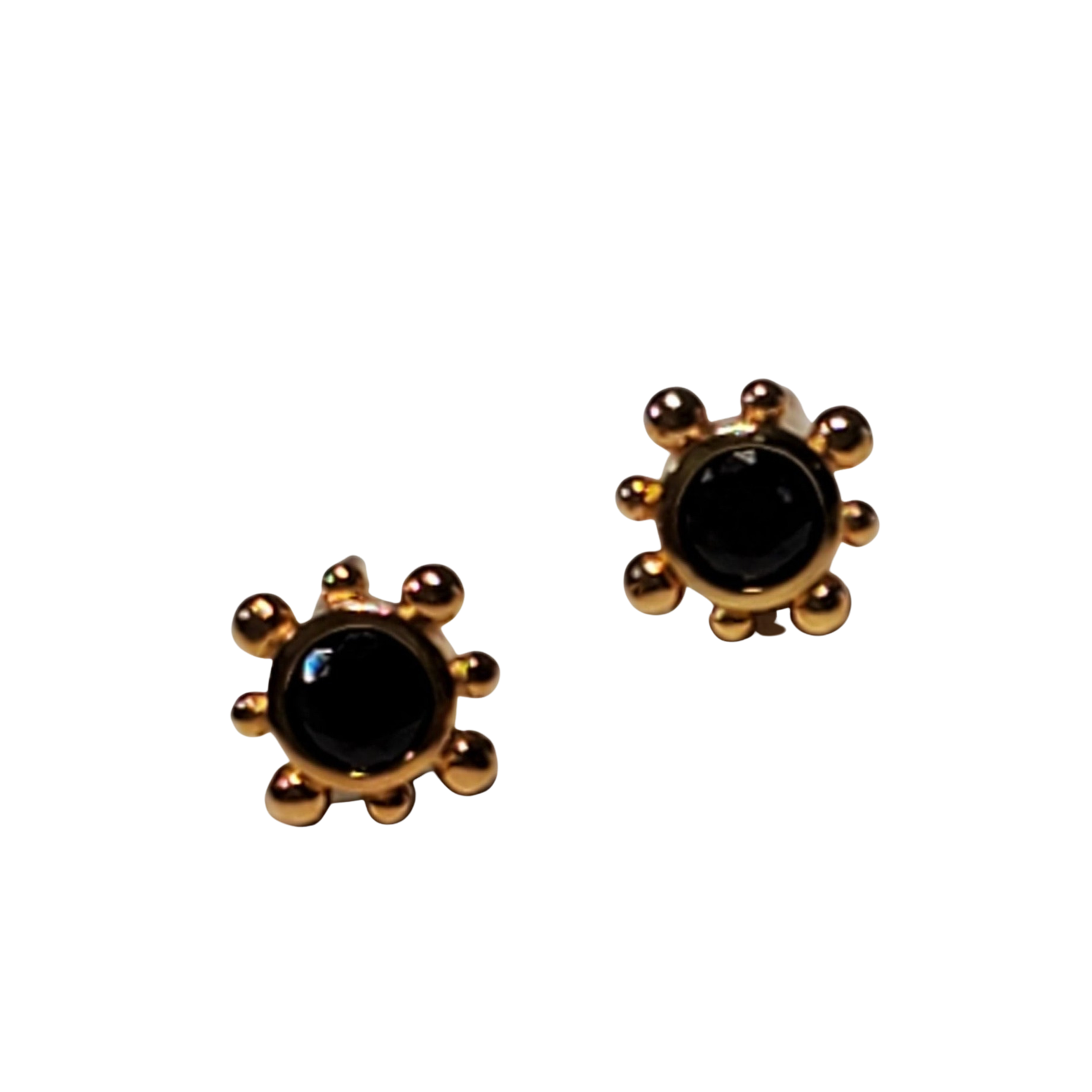 Black Sapphire Margarita Studs