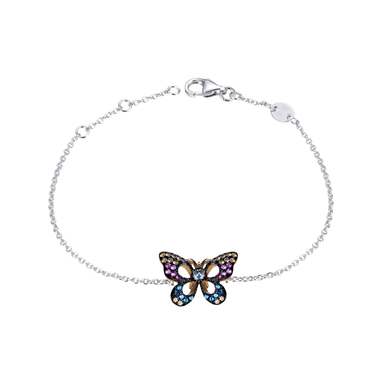 Multicolor Butterfly Bracelet