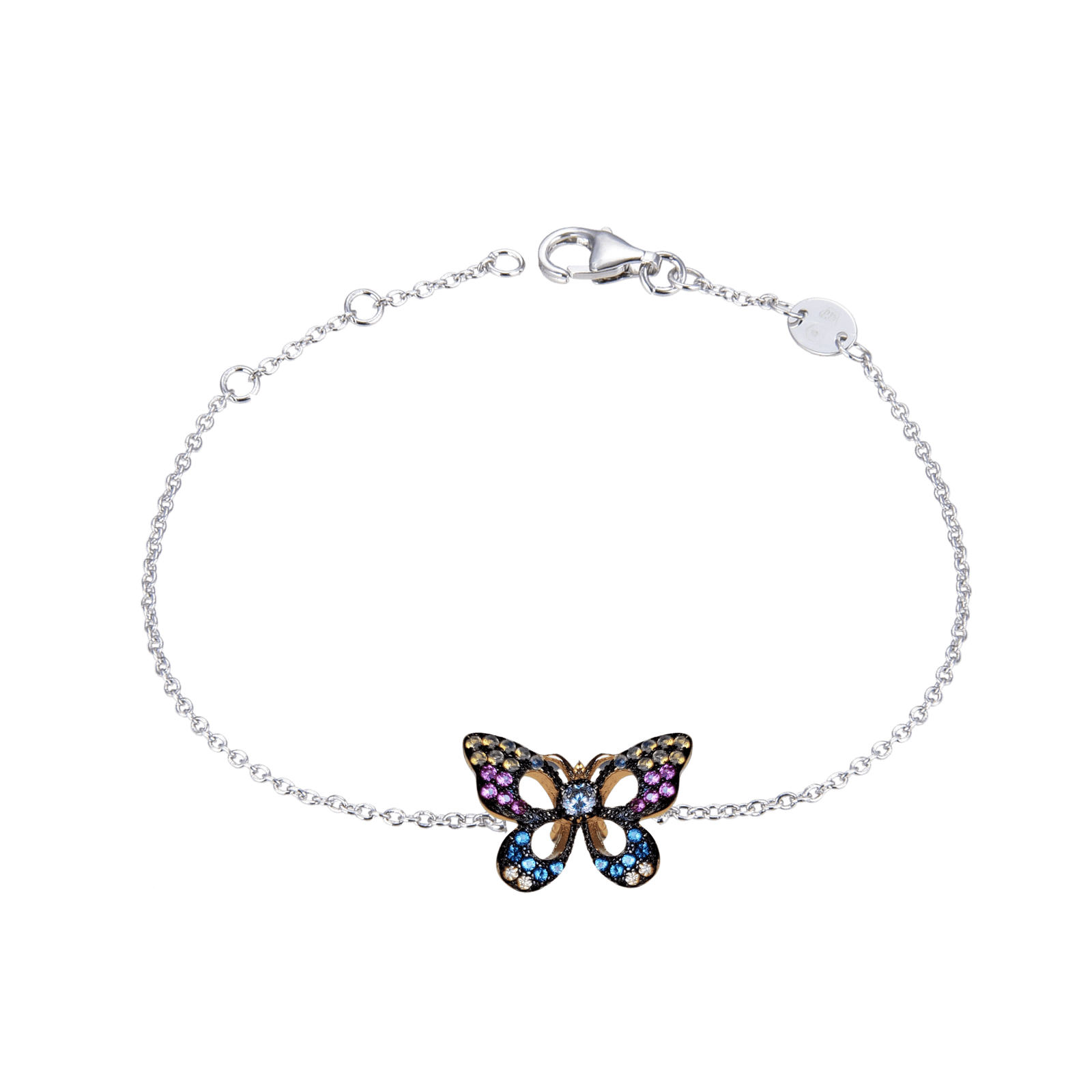 Multicolor Butterfly Bracelet