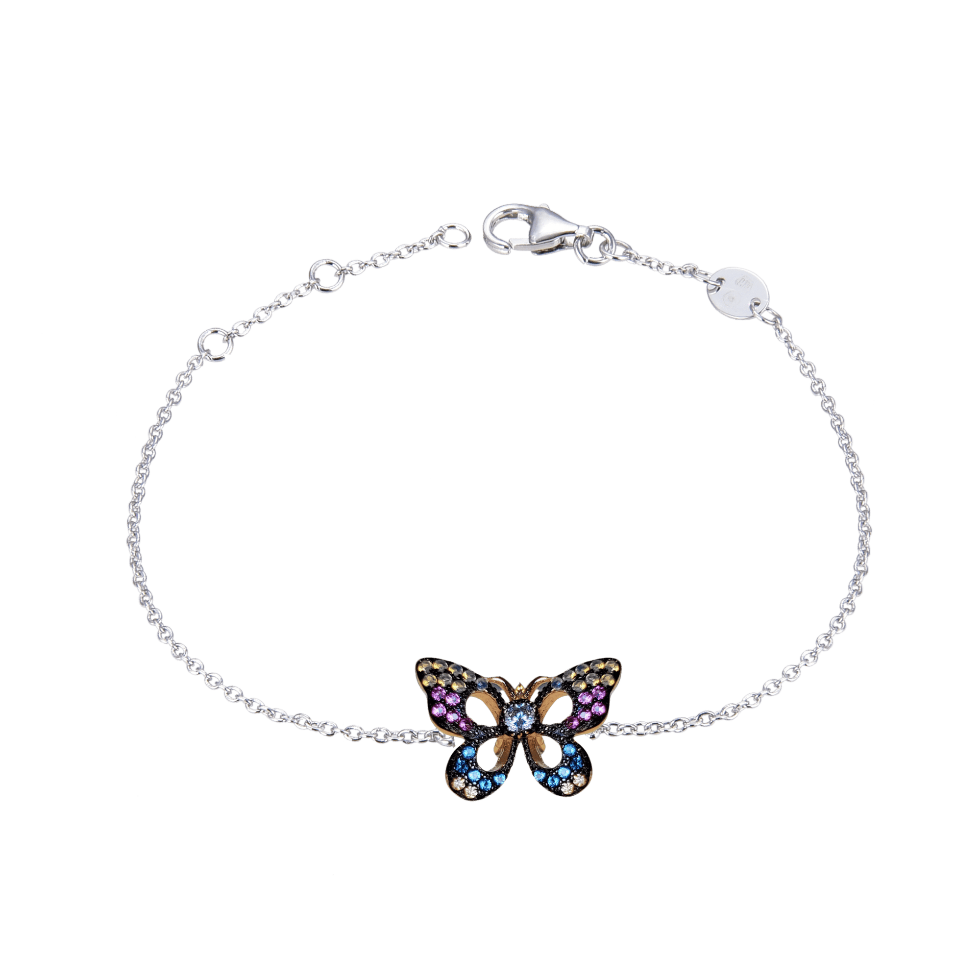 Multicolor Butterfly Bracelet