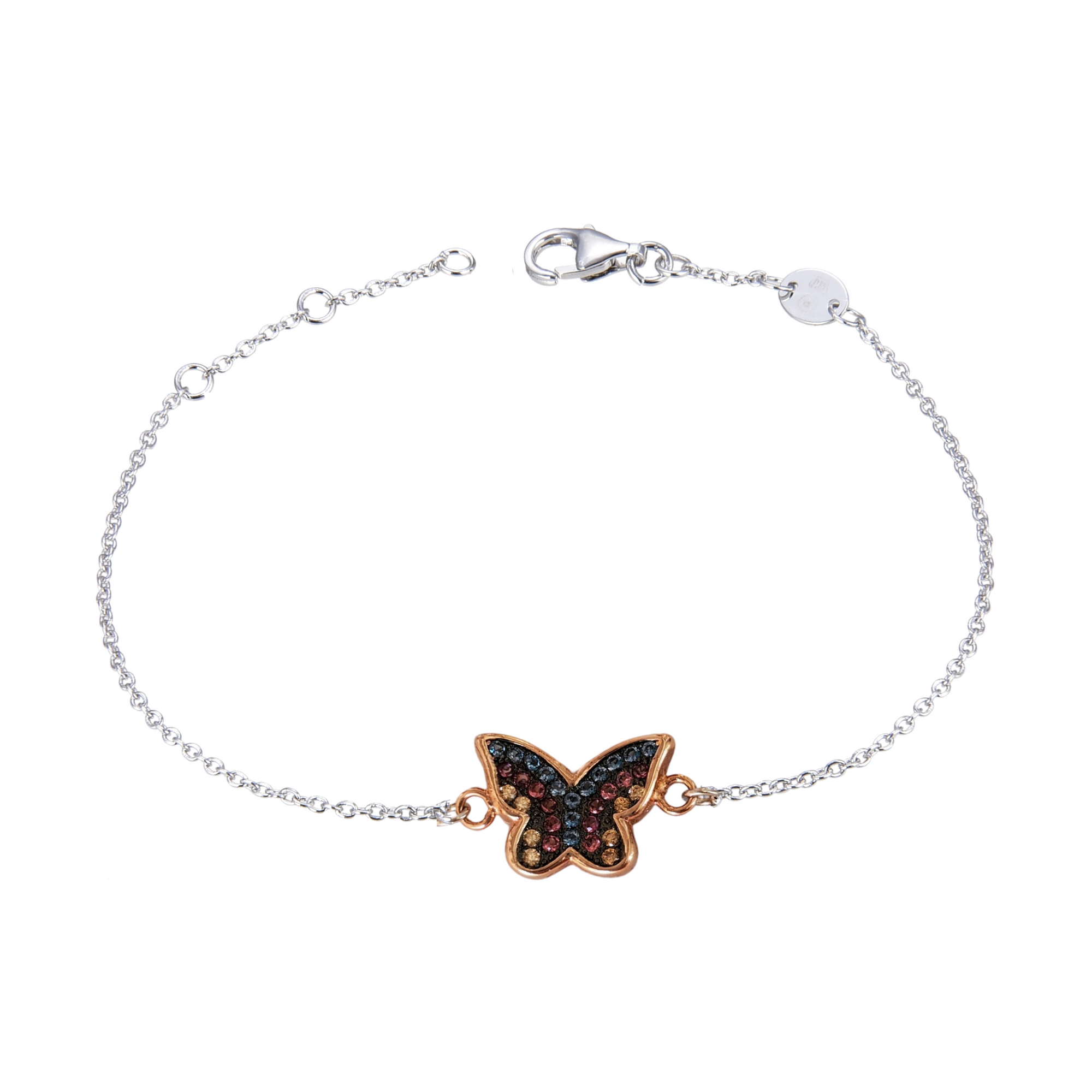 Multicolor Butterfly Bracelet