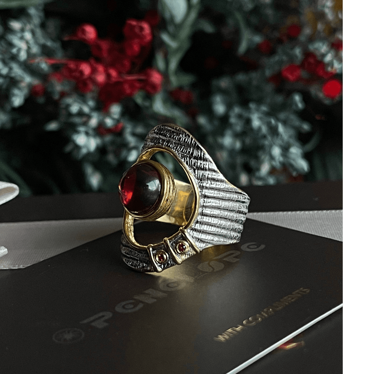 Passion  Garnet Ring