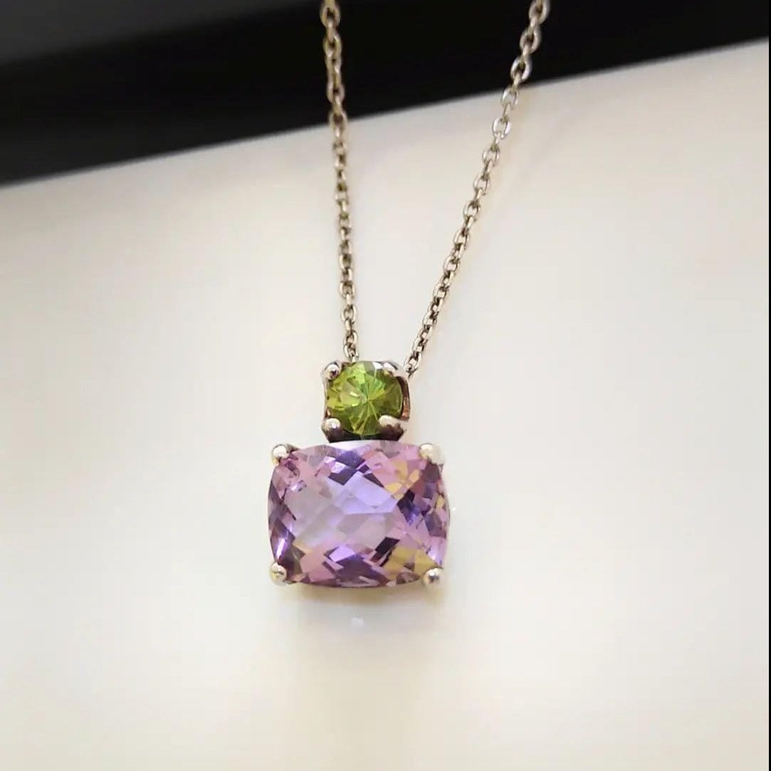 Amethyst & Peridot Necklace