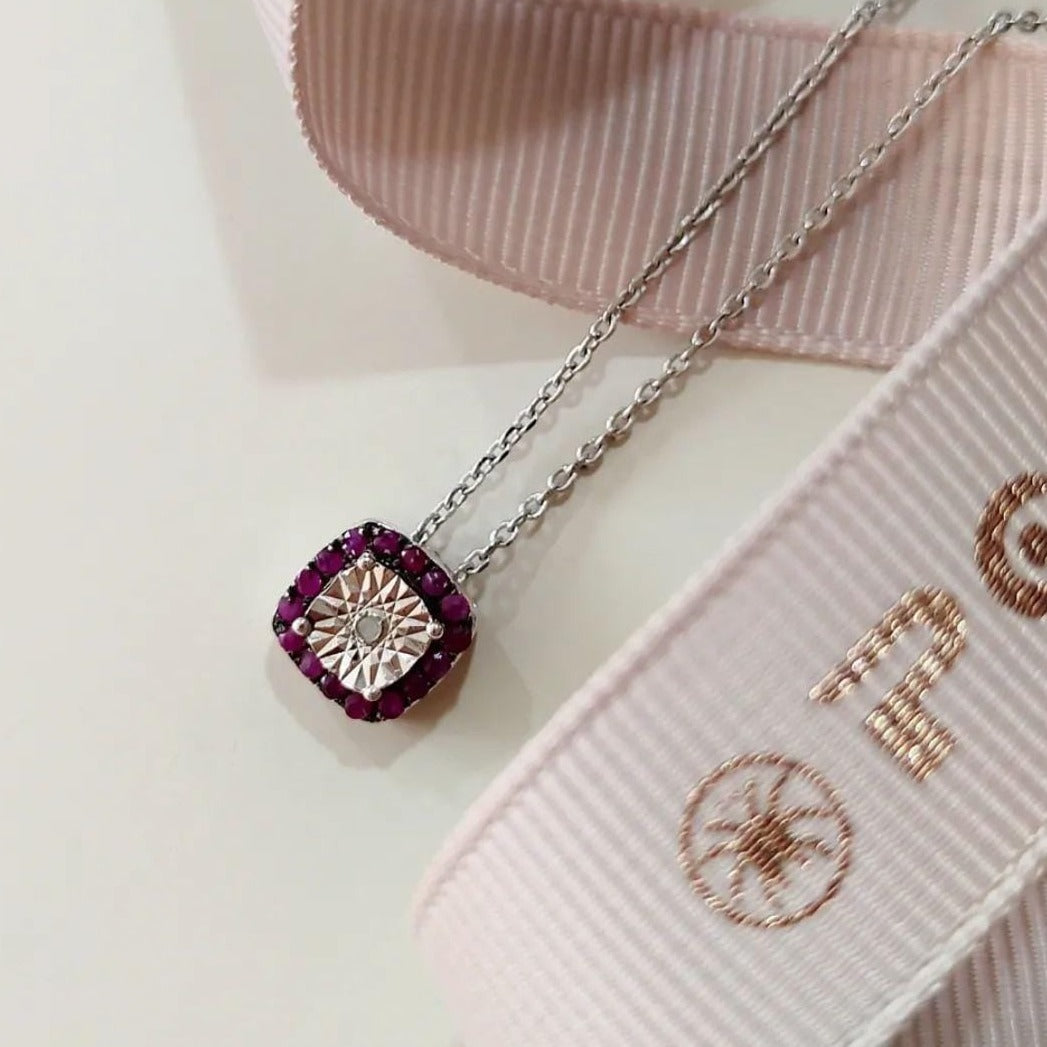 Diamond & Ruby Necklace