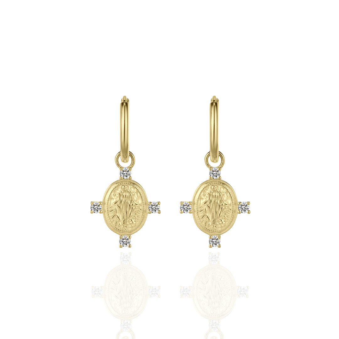 Virgen Maria Earrings