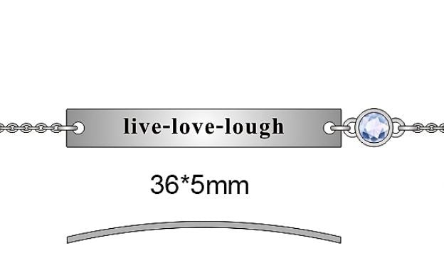 Live Love Laugh - Bracelet