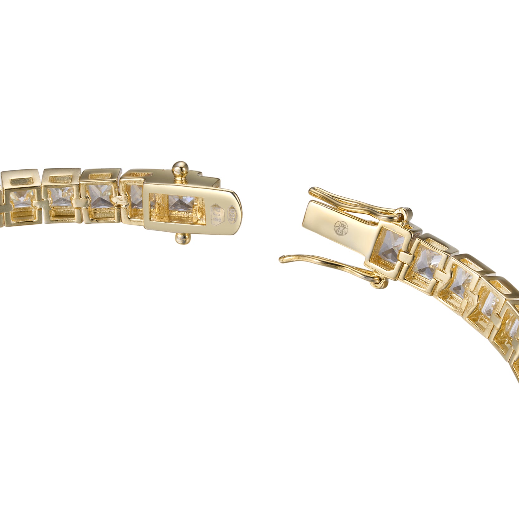 Golden Horizont Tennis Bracelet