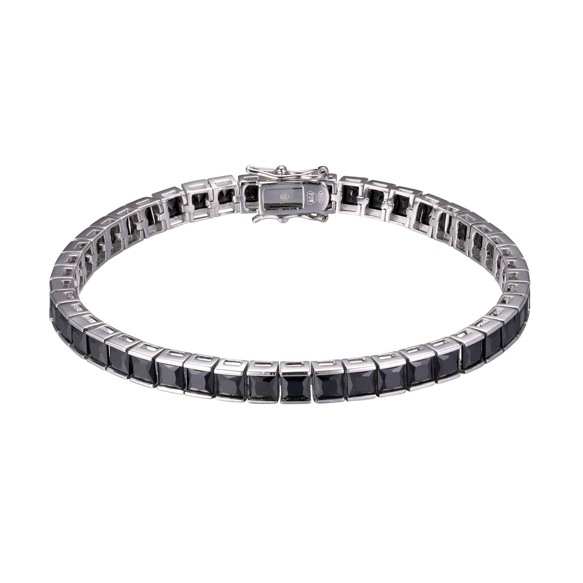 Onyx Radiance Tennis Bracelet