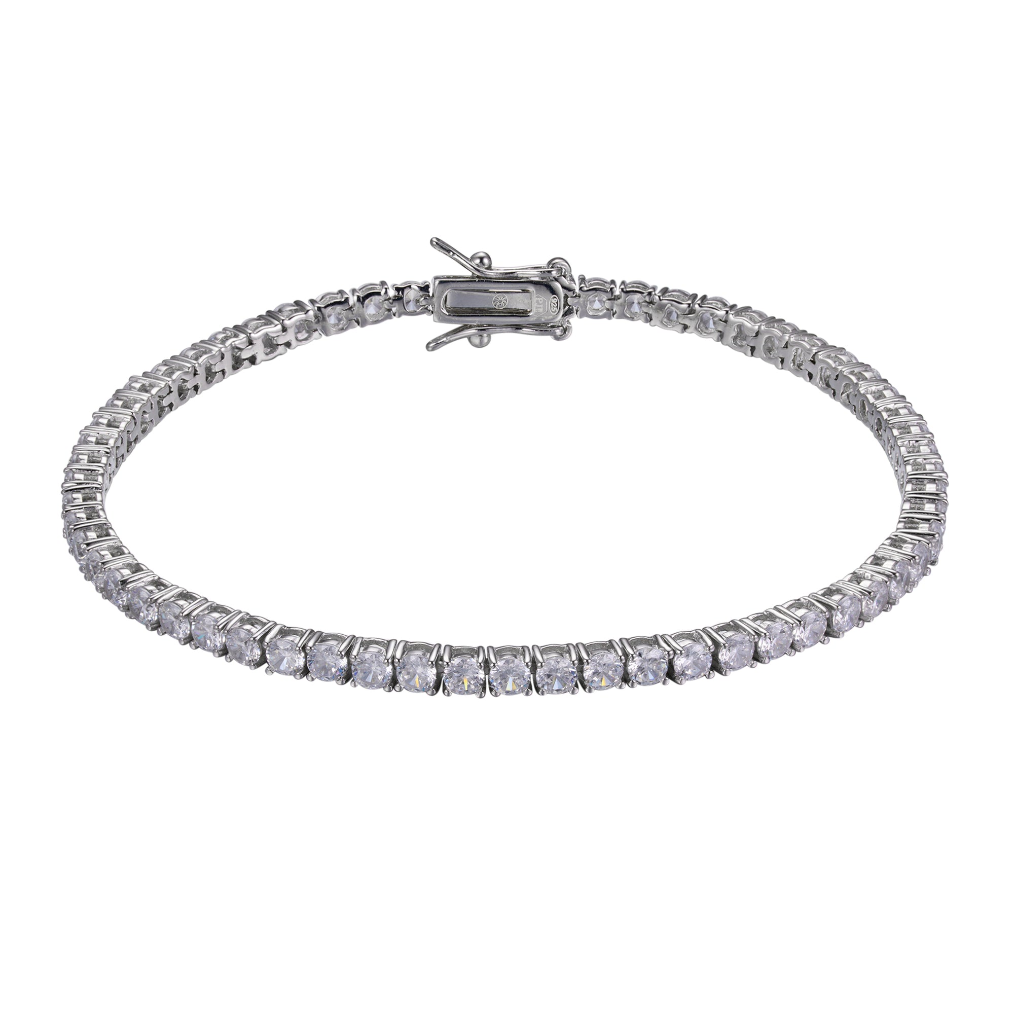 B5567 Tennis Bracelet Round 3mm