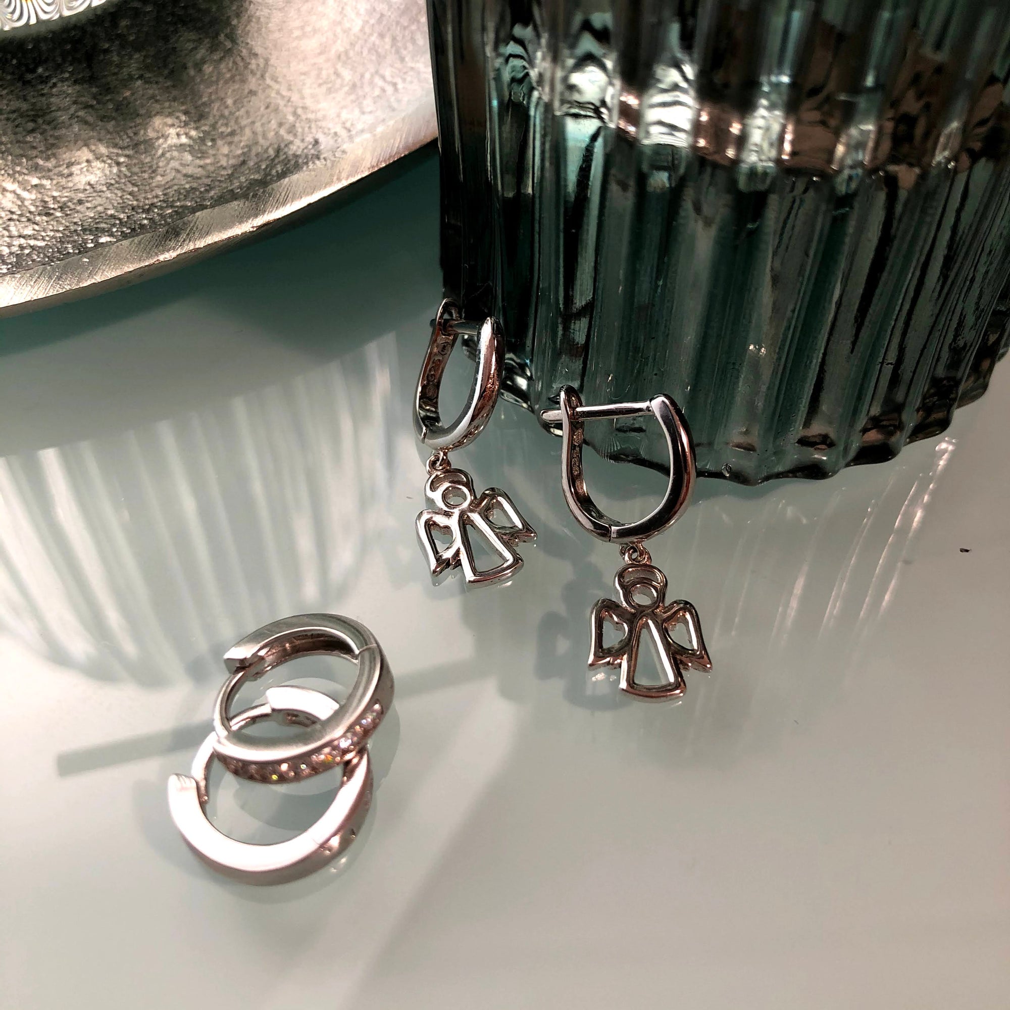 Angel Silver Earrings