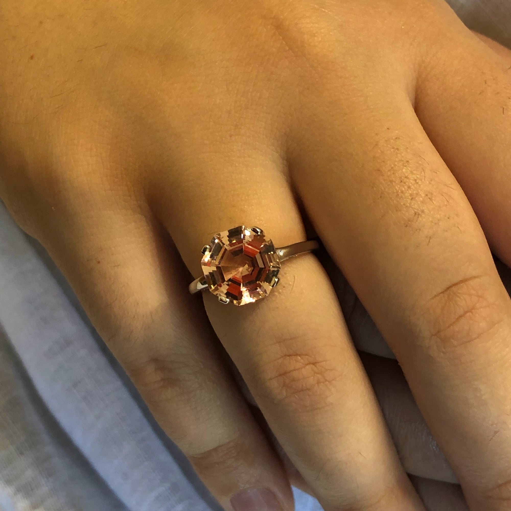 Morganite Ring