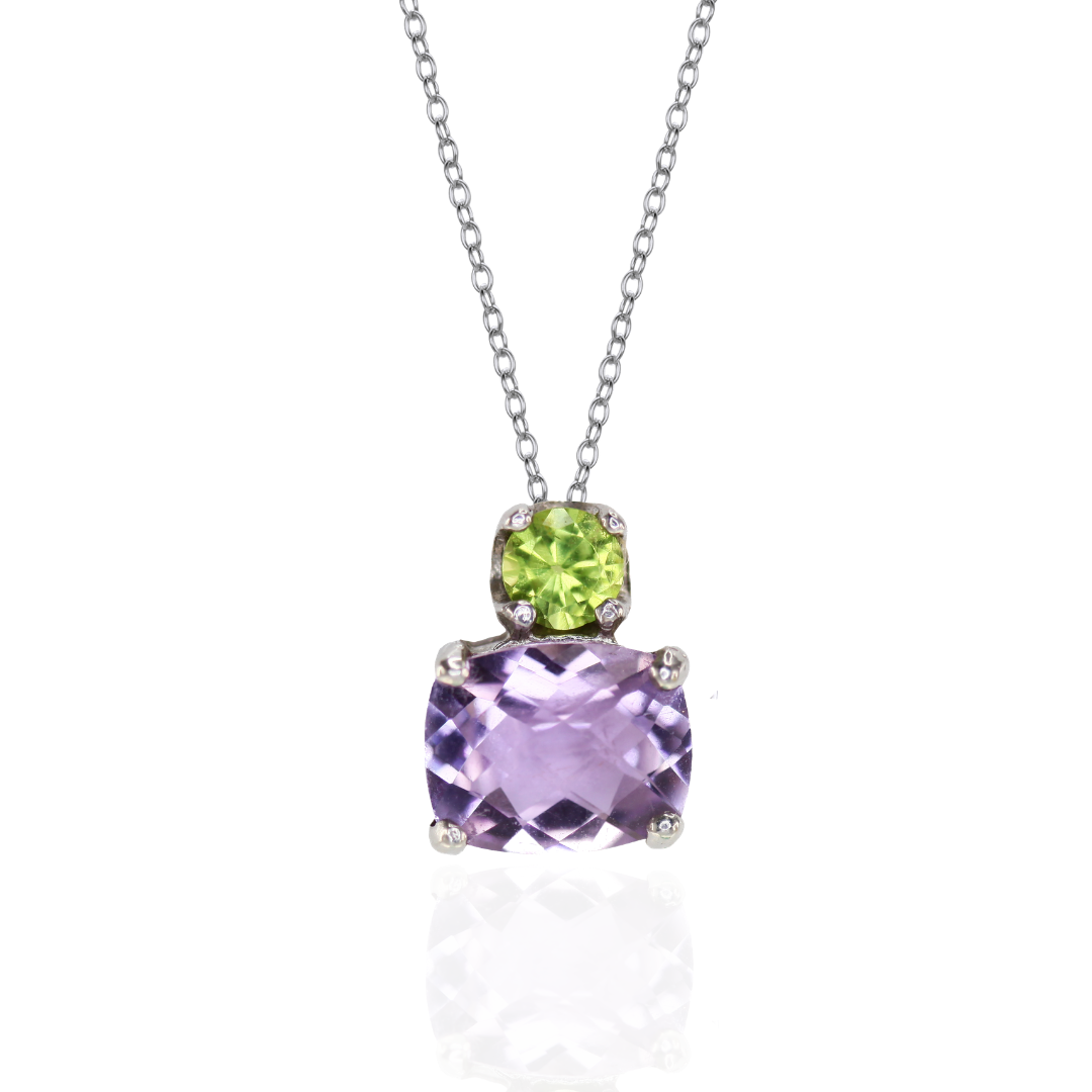 Amethyst & Peridot Necklace