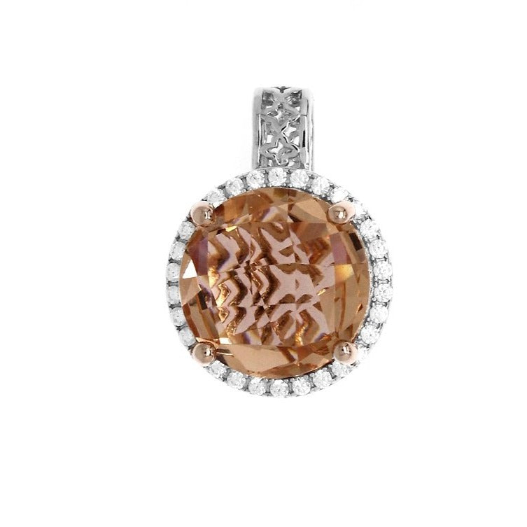 Round Morganite Necklace