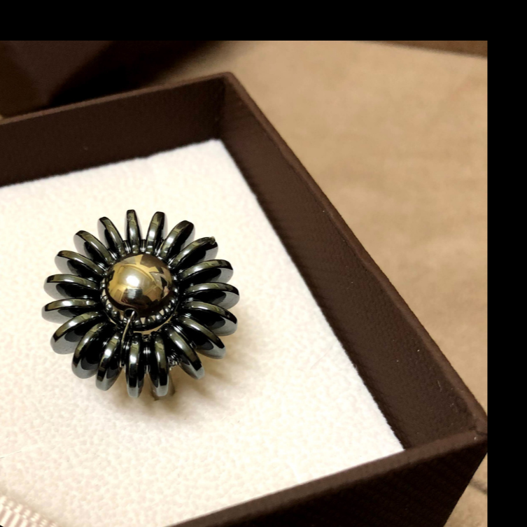 Steel Daisy Ring