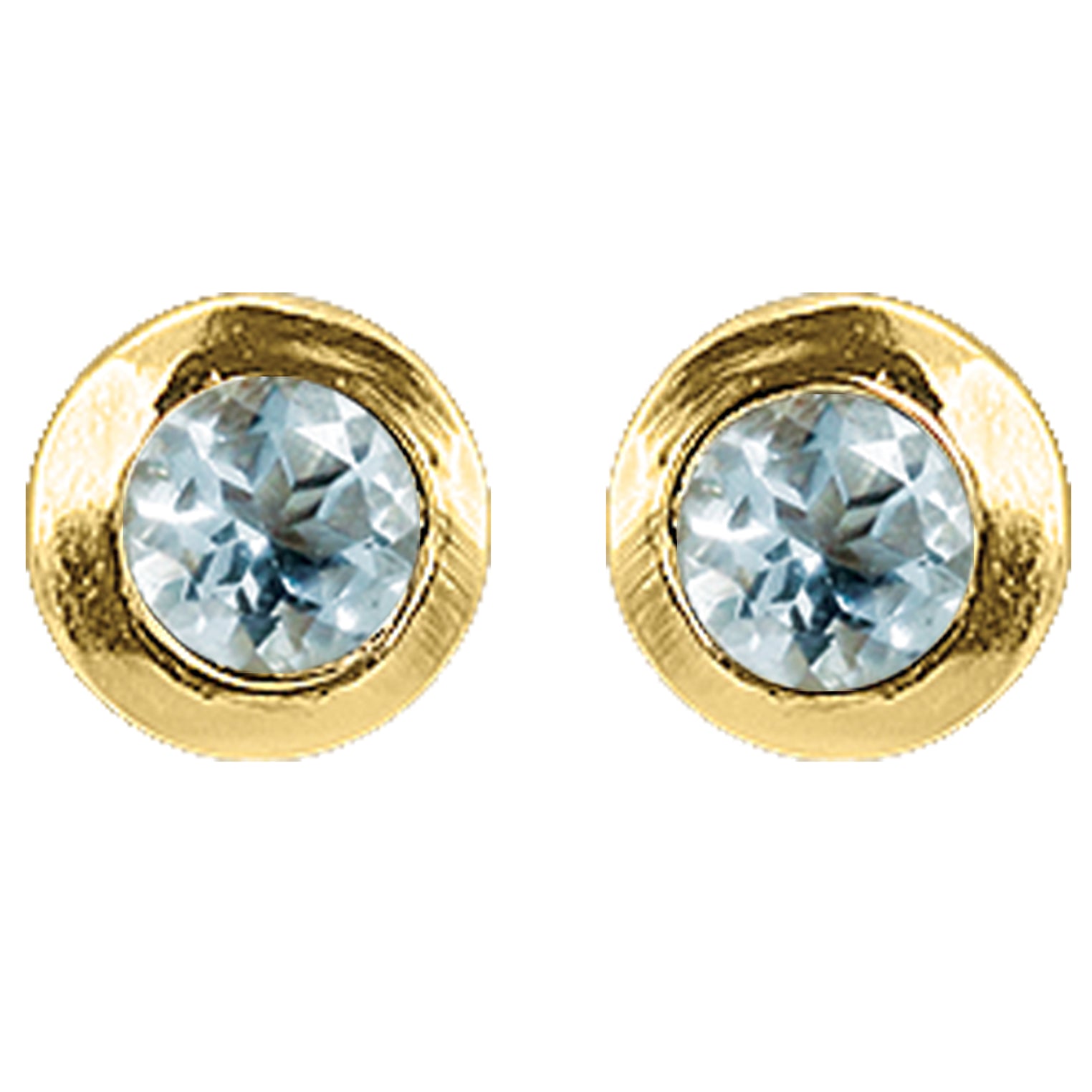 Aquamarine Studs