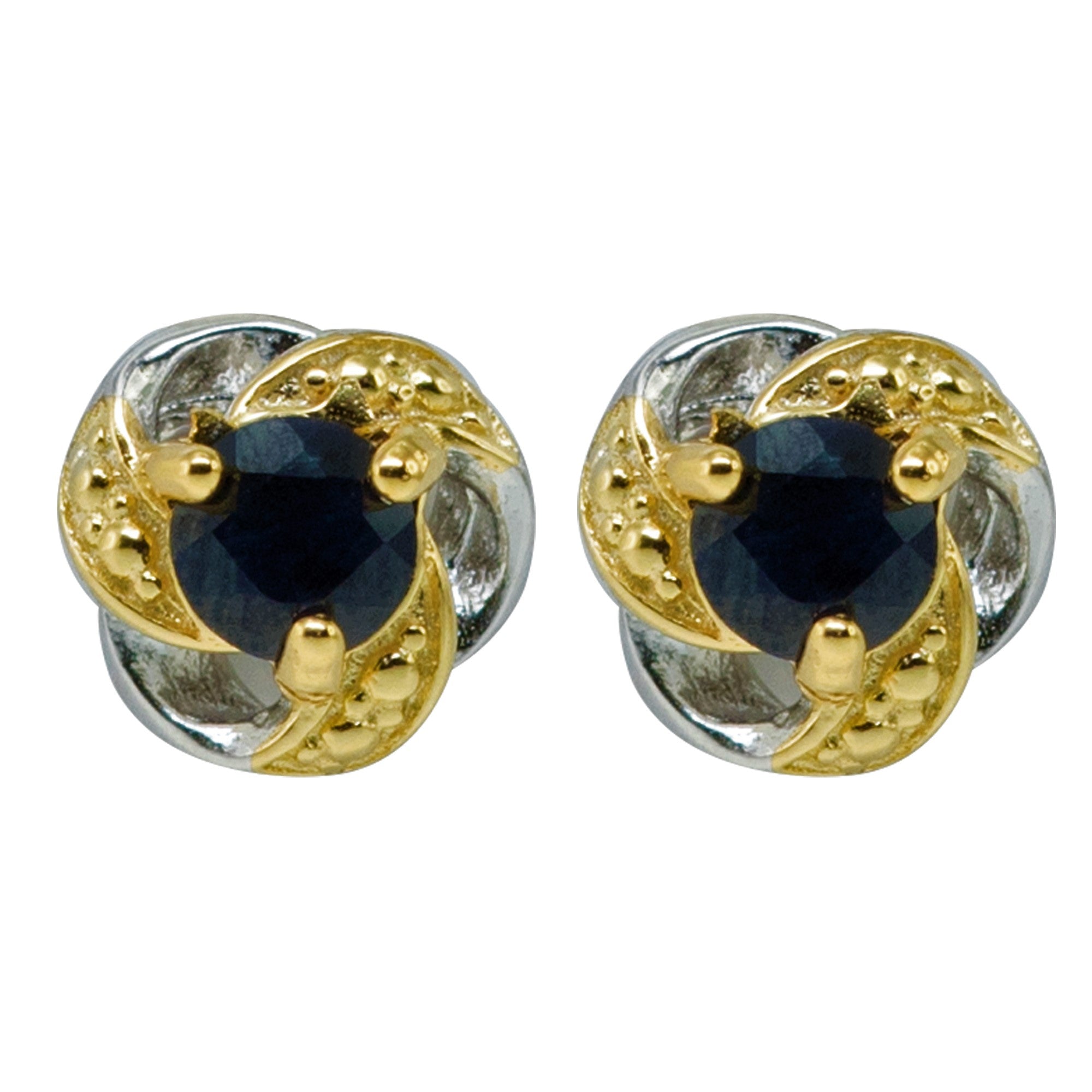 Black Sapphire Earrings