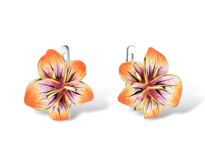 Hibiscus Earring - penelope-it.com