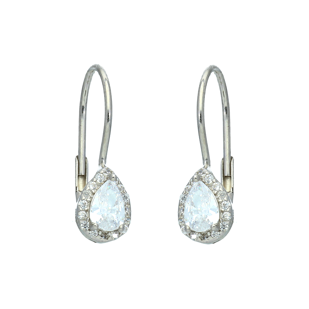 Drop Silver Earrings