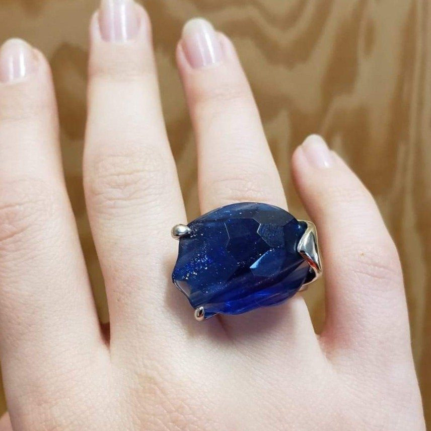 Blue Midnight Ring