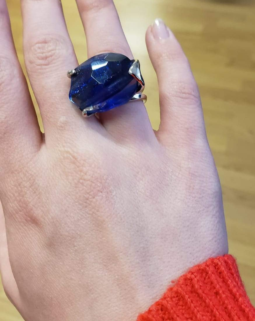 Blue Midnight Ring