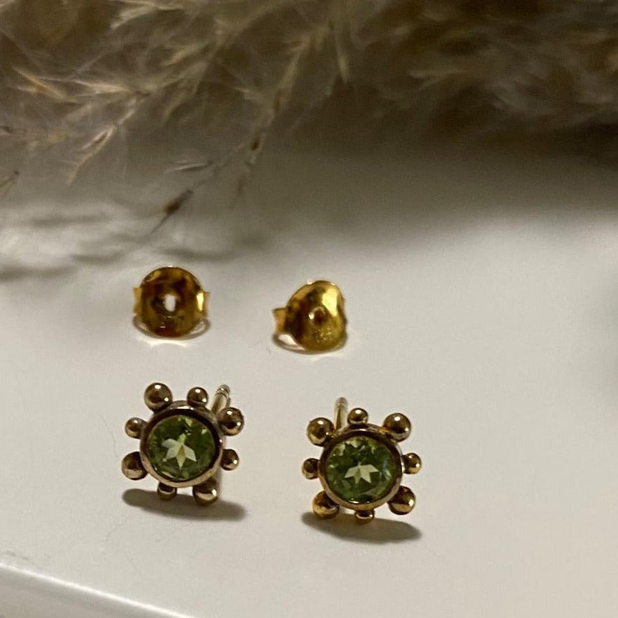 Peridot Margarita Studs