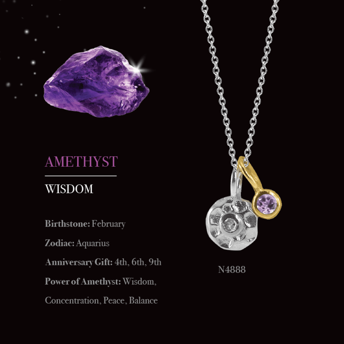 Diamond &amp; Amethyst Rings