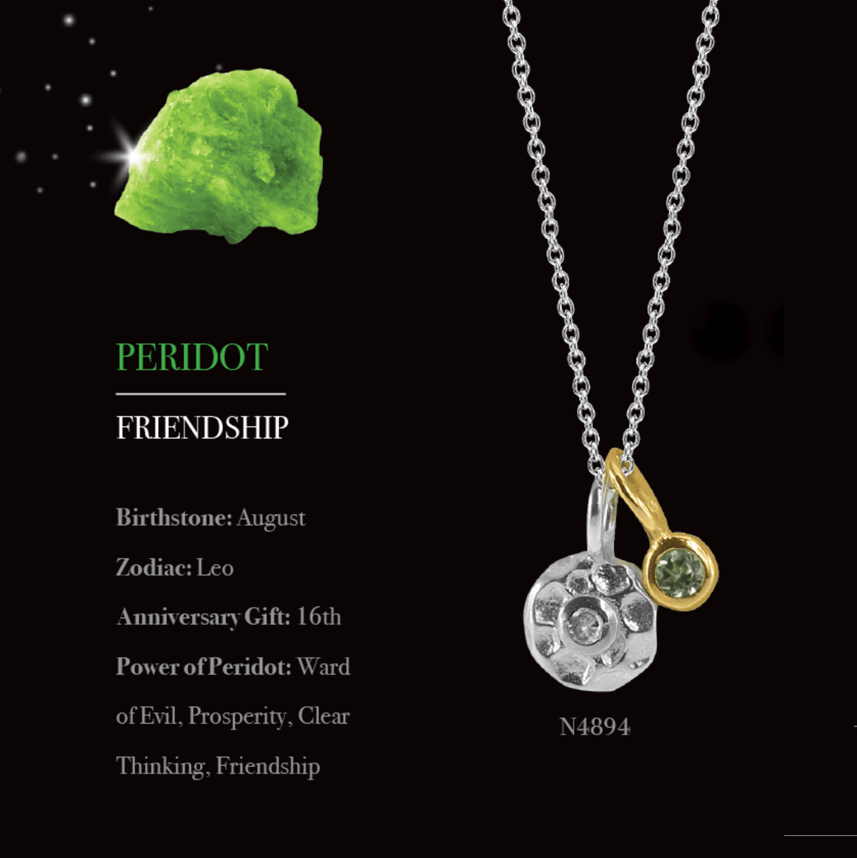 Diamond &amp; Peridot Rings