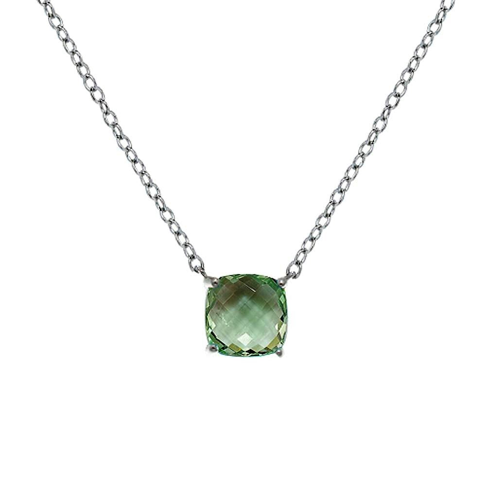 Green Amethyst Necklace