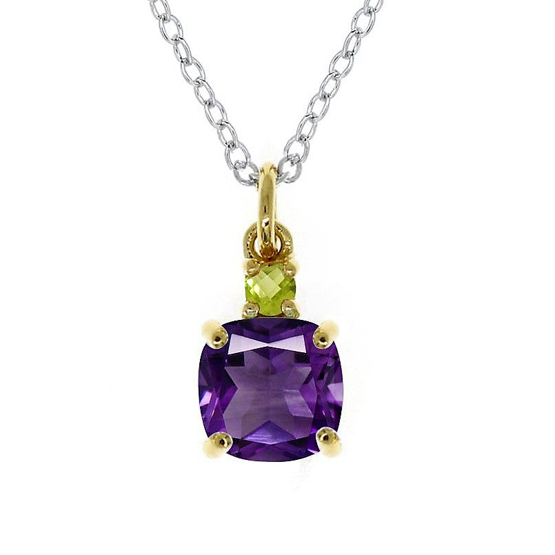 Amethyst & Peridot Necklace